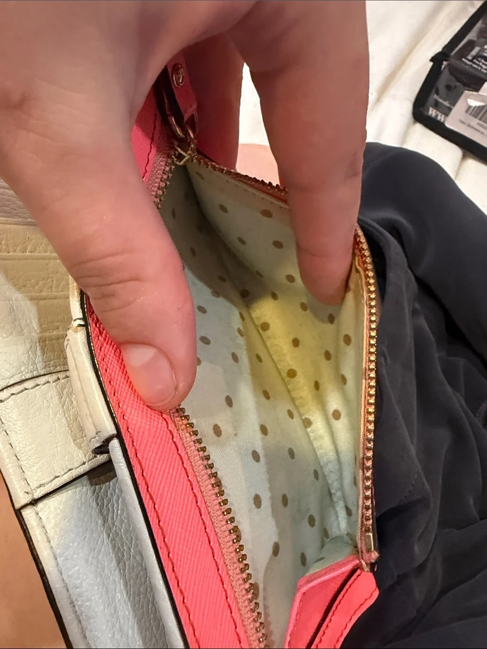 Kate Spade Coral Zip Wallet